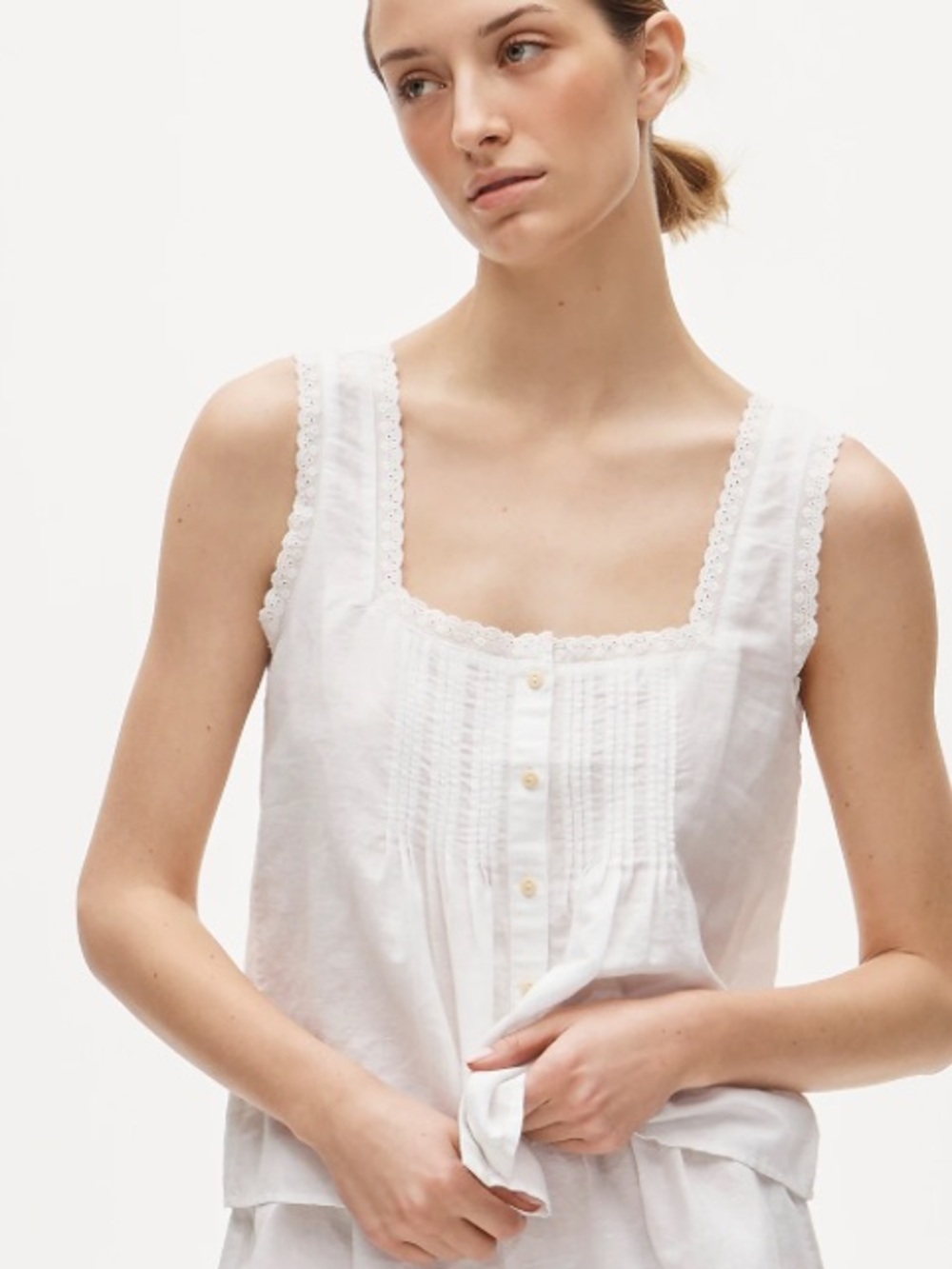 J crew Lace-trim camisole